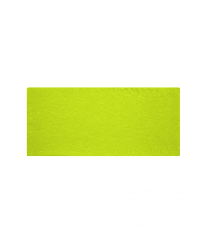 Unisexe Bandeau en coton OCS Standard Jaune-acide 8693