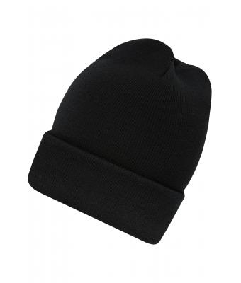 Unisex High Brim Beanie Zwart 10428