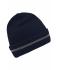 Unisex Reflective Beanie Navy/zilver 8702