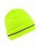 Unisex Reflective Beanie Felgeel/zilver 8702