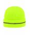 Unisex Reflective Beanie Bright-yellow/silver 8702