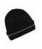 Unisex Reflective Beanie Zwart/zilver 8702