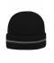 Unisex Reflective Beanie Zwart/zilver 8702