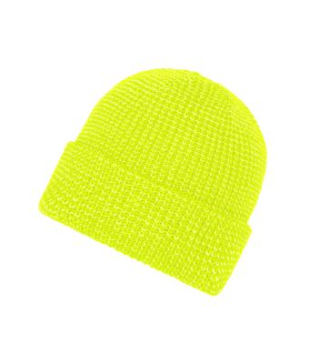 Unisexe Bonnet d'hiver réfléchissant Jaune-vif 10558