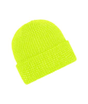 Unisexe Bonnet d'hiver réfléchissant Jaune-vif 10558