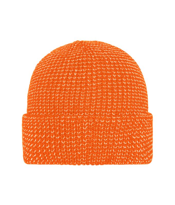 Unisexe Bonnet d'hiver réfléchissant Orange-vif 10558