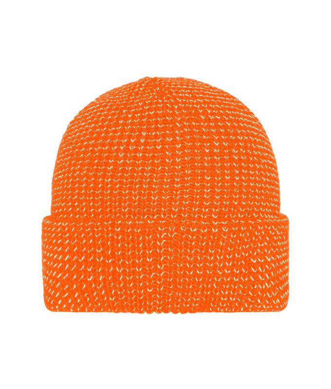 Unisexe Bonnet d'hiver réfléchissant Orange-vif 10558
