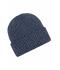 Unisex Reflective Winter Beanie Navy 10558