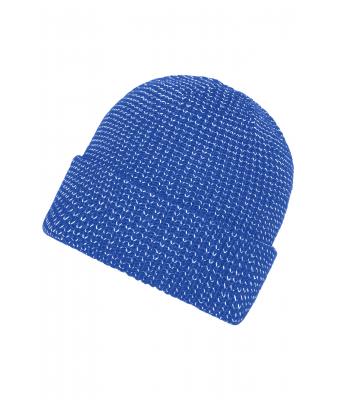 Unisex Reflective Winter Beanie Royal 10558