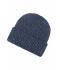 Unisex Reflective Winter Beanie Navy 10558