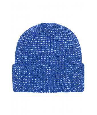Unisex Reflective Winter Beanie Royal 10558