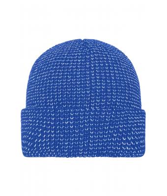 Unisex Reflective Winter Beanie Royal 10558