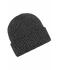 Unisex Reflective Winter Beanie Black 10558