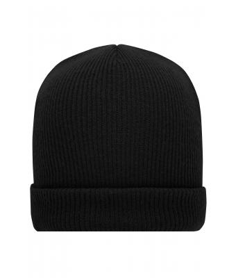 Unisex Soft Knitted Winter Beanie   GRS Zwart 10561