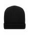 Unisex Soft Knitted Winter Beanie   GRS Zwart 10561