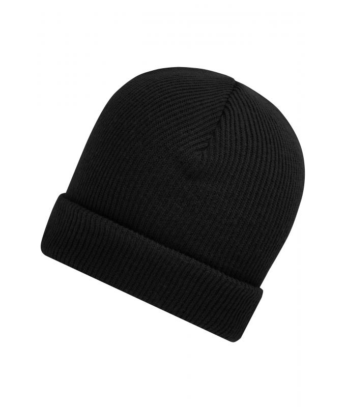 Unisex Soft Knitted Winter Beanie GRS Black 10561