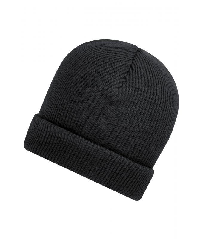 Unisex Soft Knitted Winter Beanie GRS Dark-grey 10561