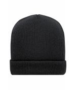 Unisex Soft Knitted Winter Beanie GRS Dark-grey 10561