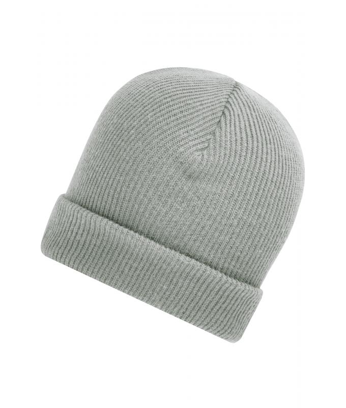 Unisex Soft Knitted Winter Beanie GRS Light-grey 10561