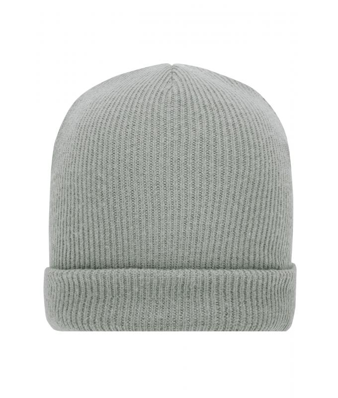Unisex Soft Knitted Winter Beanie GRS Light-grey 10561