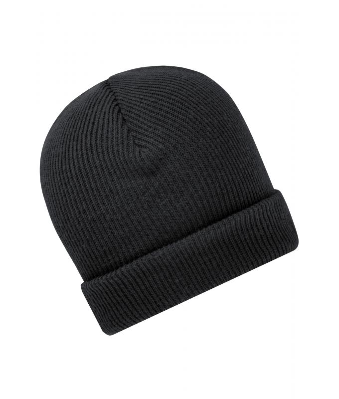 Unisex Soft Knitted Winter Beanie GRS Dark-grey 10561