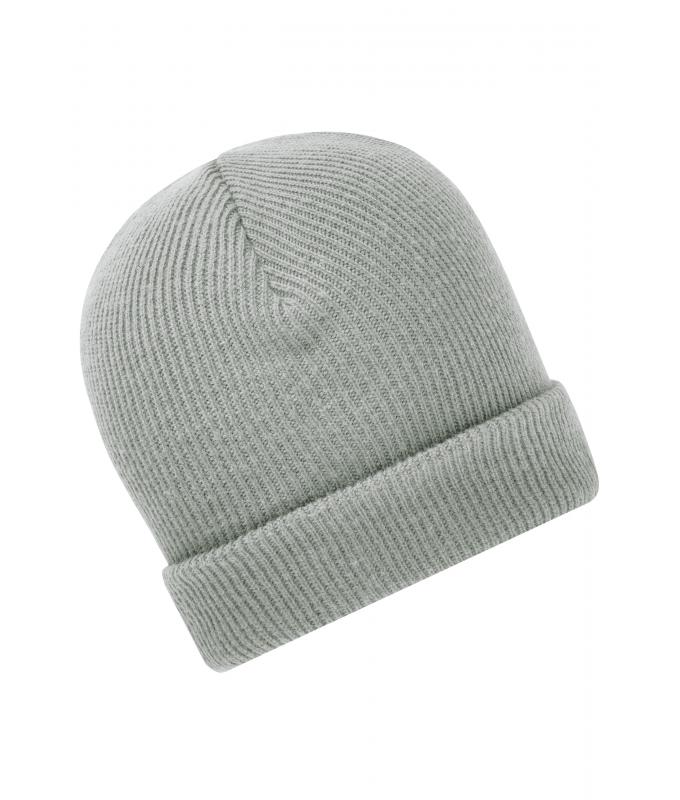 Unisex Soft Knitted Winter Beanie GRS Light-grey 10561