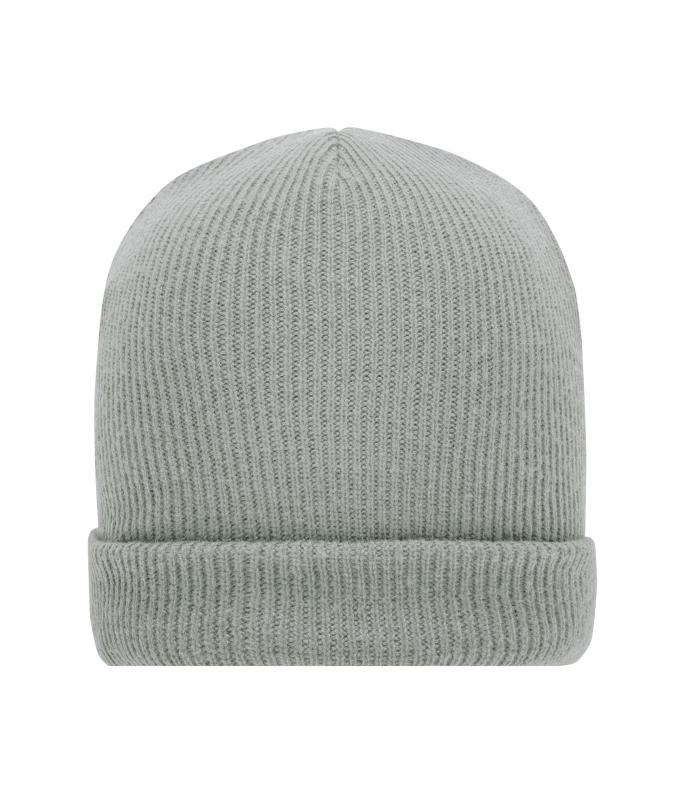 Unisex Soft Knitted Winter Beanie GRS Light-grey 10561