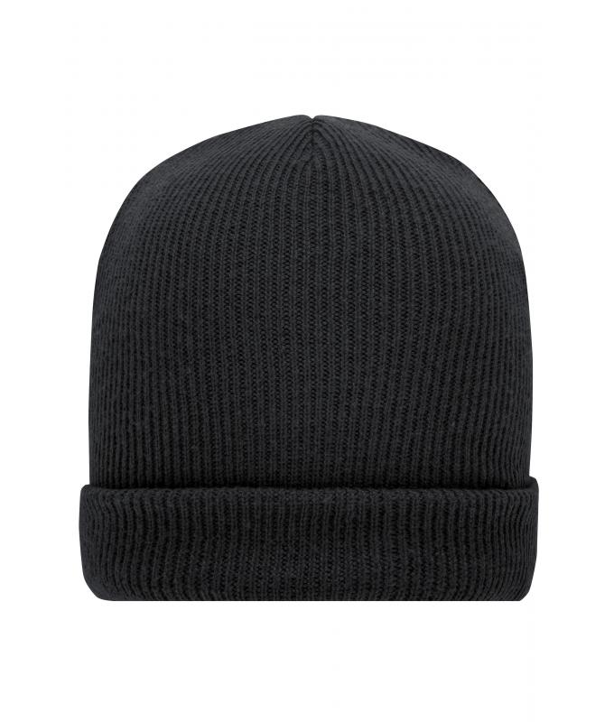 Unisex Soft Knitted Winter Beanie GRS Donkergrijs 10561
