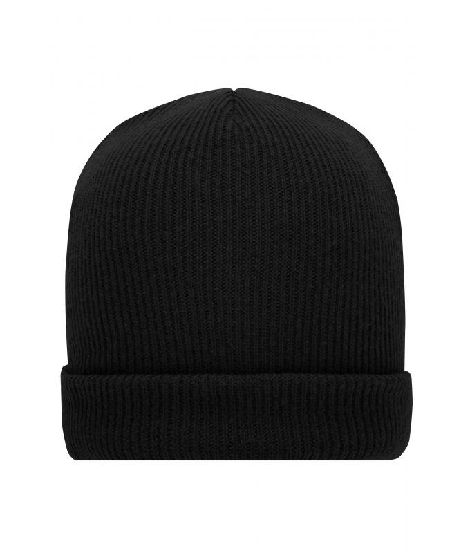 Unisex Soft Knitted Winter Beanie GRS Black 10561