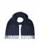 Unisex Elegant Scarf Navy 8639