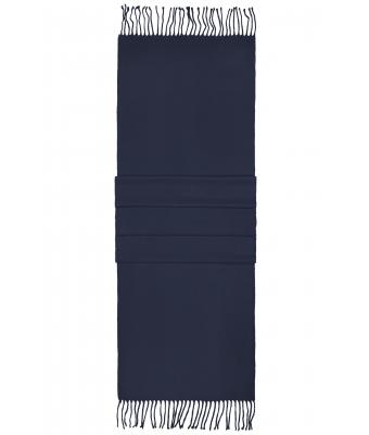Unisex Elegant Scarf Navy 8639