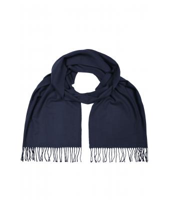 Unisex Elegant Scarf Navy 8639