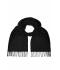 Unisex Elegant Scarf Zwart 8639