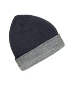 Unisexe Bonnet réversible Gris-mélange/gris chiné 11118