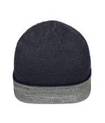 Unisexe Bonnet réversible Gris-mélange/gris chiné 11118