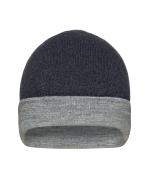Unisexe Bonnet réversible Gris-mélange/gris chiné 11118