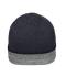 Unisex Reversible Beanie Grey-melange/grey-heather 11118