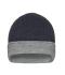 Unisex Reversible Beanie Grey-melange/grey-heather 11118