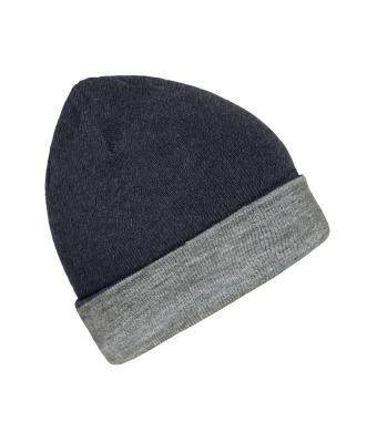 Unisex Reversible Beanie Grijs-melange/heather-grijs 11118
