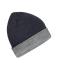Unisex Reversible Beanie Grijs-melange/heather-grijs 11118