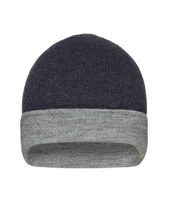 Unisex Reversible Beanie Grijs-melange/heather-grijs 11118