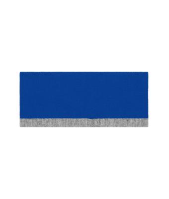 Unisex Reversible Headband Royal/heather grijs 11119