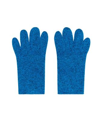 Unisex Fleece-Gloves Royal-melange 11192