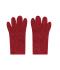 Unisex Fleece-Gloves Rood-melange 11192
