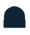 Unisexe Bonnet en maille avec empiècement (10cm x 5cm) Marine 11120