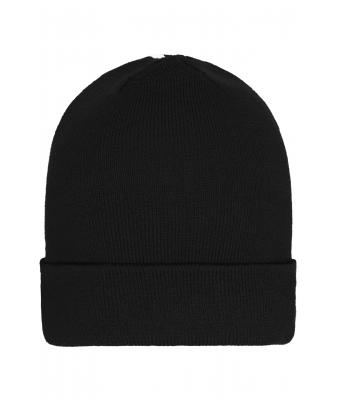 Unisexe Bonnet d'hiver Noir/blanc 11495