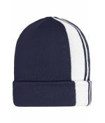 Unisexe Bonnet d'hiver Marine/blanc 11495