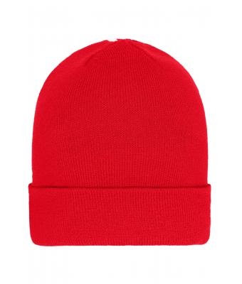 Unisexe Bonnet d'hiver Rouge/blanc 11495