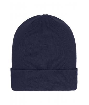 Unisex Winter Beanie Navy/wit 11495