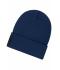 Unisex Beanie with Patch (10cm x 5 cm) - Thinsulate Navy 11500